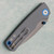 Vosteed Porcupine Top Liner Lock Gray G10 Handle Gray Blade A2612