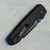Vosteed Raccoon 2.0 Top Liner Lock Black Micarta Handle Blackwash Bowie Blade A2910
