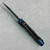 Vosteed Raccoon 2.0 Top Liner Lock Black Micarta Handle Blackwash Bowie Blade A2910