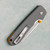 Vosteed Raccoon 2.0 Top Liner Lock Gray G10 Handle Stonewash Sheepsfoot Blade A2930