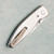 Three Rivers Manufacturing TRM Atom Liner Lock Flat Herringbone Textured Titanium Scales Stonewashed MagnaCut Blade