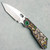 Strider Knives Ti2 Design SNG Frame Lock Mech Operator Titanium Handle Stonewash Tanto CPM-S30V Blade