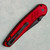 Pro-Tech Avalon Button Lock Knurled Red Handle DLC Blade PN1103-RED