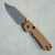 Vosteed Raccoon 2.0 Top Liner Lock Sand G10 Handle Blackwash Blade A2927