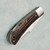 Mike Zscherny Custom Lanny's Clip Lock Back Stag Handles Hand Rubbed CPM154 Blade