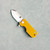 Wesn Microblade Frame Lock Mustard G10/Titanium Handles Satin Blade