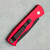 Pro-Tech TR-1 Solid Red Handle Black Chisel Ground Tanto Blade (Pre-owned)