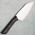 Microtech Santoku 6" Knife Black Cherry G-10 Handle Stonewash Standard Blade 3200-10BC
