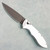 Piranha Fusion Auto S/E Silver Aluminum Handle Tactical Black Blade