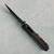 Chaves Knives Redencion Street Integral Black PVD Titanium Handles w/ Camo Engraved Bronze Titanium Inlays Black PVD Tanto Blade The Suit AE CUSTOM SHOP