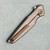 Spartan Blades Pandia Flipper Titanium Handle Stonewash Blade Bronze Accents SF16SWBZ