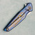 Spartan Blades Pandia Flipper Ronin Five Rings Water Titanium Handle Stonewash Blade