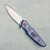 Spartan Blades Pandia Flipper Ronin Five Rings Water Titanium Handle Stonewash Blade