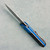 Vero Engineering Avid 1 Liner Lock Blue/Black G10 Handle Stonewashed Blade (Pre-owned)