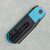 Vero Engineering Avid 2 Liner Lock Aqua/Black G10 Handle Blackwashed Blade (Pre-owned)