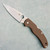 Spyderco Native Chief Lock Back Brown G10 Handle Stonewash CPM-15V Blade Sprint Run C244GPBN15V