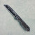 Heretic Knives Jinn Auto Black & White Cel Shade Glow Carbon Fiber MagnaCut Blade H113-CS-BW-CF