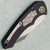 Heretic Knives Pariah Auto Black Handle w/ Battleworn Bubble Inlays Battleworn Blade H048-5A (Pre-owned)