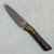 Microtech Paring Knife Carbon Fiber Handle w/ Bronze Titanium Bolster DLC Standard Blade Signature Series 3500B-1DLCCFS