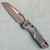 Microtech MSI RAM-LOK S/E Brushed Metal Claw Aluminum Handle Bronzed Apocalyptic Blade Signature Series 210-13APBMCWS