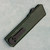 Chaves Knives Dissident OTF OD Green Crosshatch Battleworn Aluminum Handles Two-Tone Stonewash Tanto Blade