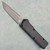 Chaves Knives Dissident OTF Black Flat Blasted Aluminum Handles Stonewash Tanto Blade