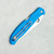 Spyderco Charisma Lockback Blue FRN Handle Satin Blade C259PBL