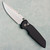 Pro-Tech TR-3 Integrity Button Lock Relic Textured Black Handle Stonewash MagnaCut Blade INT1105