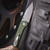 Pro-Tech Chaves Scapegoat Compact Green Carbide Textured Handles Stonewash MagnaMax Blade RCS1105-GREEN
