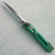 Spyderco Shaman Compression Lock Fireside Seafoam Terotuf Handle Satin M4 Blade (Pre-owned)