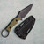 Toor Knives Vandal Fixed Blade Ranger Green G-10 Handle Black Blade