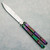 Squid Industries Krake Raken Balisong Satin Weehawk Northern Lights AE Exclusive