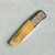 R.B. Johnson Custom Liner Lock Ancient Mammoth Ivory w/ Mosaic Damascus Bolster Damasteel Blade