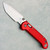 Microtech LUDT Ram-Lok T/E Frag Red Stonewash Standard 1136RL-10FRRD