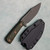 RMJ USA UCAP Fixed Blade Dirty Olive G10 Handle Tungsten Cerakote MagnaCut Blade