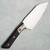 Microtech Santoku 6" Knife Black Cherry G-10 Handle w/ Bead Blast Titanium Bolster Stonewash Standard Blade 3200B-10BC