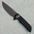 Pro-Tech Mordax Button Lock Flipper Honeycomb Textured Black Handle DLC S45VN Blade BHQ.MORDAX.04LTD (Pre-owned)