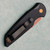 Pro-Tech TR-3 Black Grooved Handle Copper Rose PVD Blade CCKSS26.TR3.1