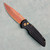 Pro-Tech TR-3 Black Grooved Handle Copper Rose PVD Blade CCKSS26.TR3.1