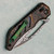 Heretic Knives Koschei Custom Crossbar Lock Chemtina Copper Handle Baker Forge Stainless Damascus Blade
