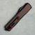 Microtech Ultratech Gen IV D/E Topographic Black/Orange Camo Standard 11224-1TPBKORCS Clip Side