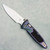 Microtech Marfione Select Socom Ram-Lok S/E Nebula Green Titanium Handle w/ Black Grip Tape Inlays Stonewash Standard Purple Accent 160RL-10MS10