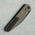 Chaves Knives Brad Blount Phase 229 Blue Label Black Micarta Handle Black PVD Elmax Blade Clip Side