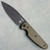Chaves Knives Brad Blount Phase 229 Blue Label Black Micarta Handle Black PVD Elmax Blade