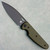 Chaves Knives Brad Blount Phase 229 Blue Label OD Green G-10 Handle Black PVD Elmax Blade