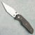 Chaves Knives Jake McCoy Omega Street Blue Label Black Micarta Handles Belt Satin Elmax Blade