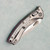 Microtech Marfione Select Amphibian Mini RAM-LOK S/E Stonewash Frag Titanium Stonewash Standard Purple Titanium Accent 137MRL-10FRMS3 Clip Side