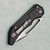 Heretic Knives Koschei Crossbar Lock Black Aluminum Handles Stonewash MagnaCut Blade H061-2A Clip Side