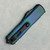 Microtech UTX-85 Gen IV D/E Blue X-51 Standard Signature Series 12324-1BLX51S Clip Side
