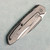 Marfione Custom Anax Integral Frame Lock 6AL-4V Titanium Handle Stonewash Elmax Blade Clip Side